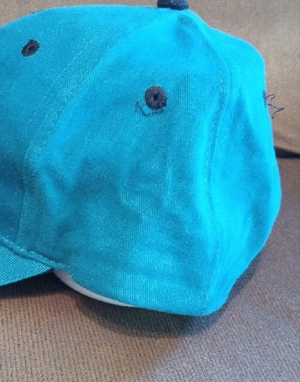 Memphis Maniax XFL Football Ball Cap Hat Teal Red Black Adjustable EUC CLEAN